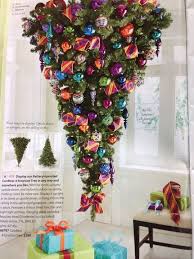 Colorful trees are truly enjoyable trees. Upside Down Christmas Trees Upside Down Christmas Tree Diy Christmas Tree Outdoor Christmas Decorations