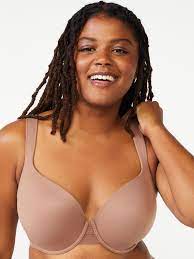 Joyspun Women's & Women's Plus Size Underwire T-Shirt Bra, Sizes 38DD to  46DDD - Walmart.com