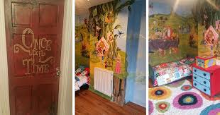 Pink fairy canvas wall art. I Made A Fairytale Themed Room For My Daughter To Encourage Her To Read Bored Panda