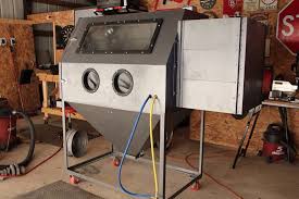 There are also different types of abrasives that you can use to provide varying results. Homemade Sandblasting Cabinet Sandblasting Cabinet Metal Working Tools Homemade Tools