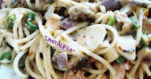 Resep Spaghetti Tongcis Ikan Tongkol Terong Dan Buncis Oleh Umiyalifya Resep Makanan Resep Masakan Indonesia Terong