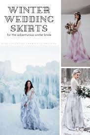 Your Winter Wonderland Wedding Will Be Nothing Short Of Magical In A Chiffon Watercolor Skirt Winter Wedding Dress Winter Bride Wedding Skirt