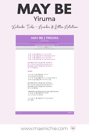 Easy 17 Key Kalimba Tabs May Be By Yiruma Number And Letter Notation In 2021 Notations Lettering Tab