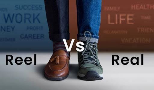 REEL VS REAL LIFE: WHAT'S THE HIDDEN TRUTH BEHIND?” | by Simran Sharma |  Medium