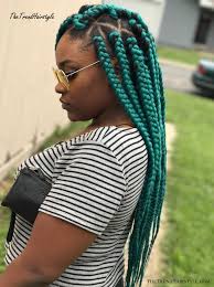 If you've been looking for a new way to update your braided locks, the triangle braids may be the solution! Scarlet Triangle Box Braids With Wrapping Detail 20 Unrivaled Triangle Braids To Try The Trending Hairstyle