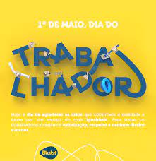 Vencer obstáculos, buscar o pão, trabalhar com alegria na divina tarefa diária. Homenagem Ao Dia Do Trabalhador Blukit On Behance