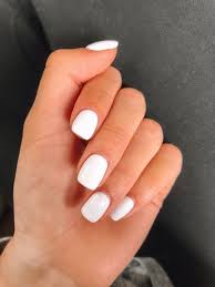 Simple White Nail Art Ideas 2020 In 2020 Pretty Acrylic Nails Short Acrylic Nails White Acrylic Nails
