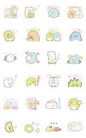 Sumikko Gurashi Daily Stickers Sticker For Line Whatsapp Android Iphone Ios Cartoon Stickers Kawaii Stickers Cute Stickers