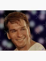 Patrick Swayze Magical Realism Portrait" Sticker for Sale by  nicoletteabides