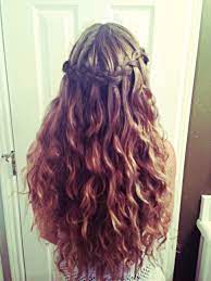 Sleep In A Fishtail Braid To Create Perfect Waves And Waterfall Braid The Next Day So Cute And No Heat Needed Long Hairdo Perfect Hair Fish Tail Braid