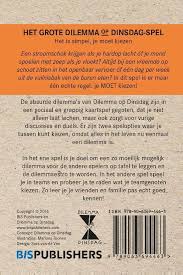 Bol Com Het Grote Dilemma Op Dinsdag Spel