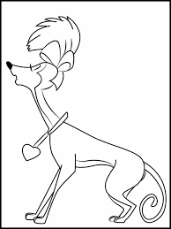 Download this adorable dog printable to delight your child. Coloring All Dogs Go To Heaven 2