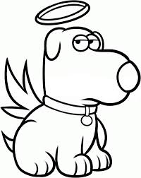You can download free printable griffin coloring pages at coloringonly.com. How To Color Brian Griffin In Family Guy Coloring Page Toodsy Color