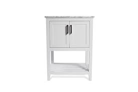 Including the vanity and assorted top, these sets offer the perfect balance between style and functionality. Rubeza 600mm Addison White Vanity Unit With Carrara Marble Top Rubeza