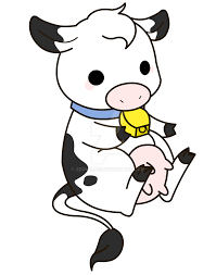 Cmsn Chibi Farm Cow Cute Baby Cow Cute Drawings Cute Cows