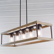 Indoor Outdoor Rectangular Rustic Chandelier Rustic Light Fixtures Kitchen Lighting Over Table Rustic Chandelier