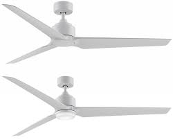 The contemporary design of this ceiling fan has prompted awards. Fanimation Mad8515mww Triaire Custom Contemporary Matte White Led Indoor Outdoor Ceiling Fan Fan Mad8515mww