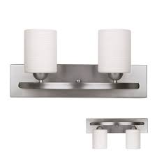 Brushed Nickel 2 Globe Vanity Bath Light Bar Interior Lighting Fixture Amazon Com Bathroom Light Fixtures Bar Lighting Light Fixtures Bathroom Vanity