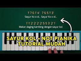 Inilah lirik lagu dari sayur kol tersebut. Lagu Viral Belajar Not Pianika Makan Daging Anjing Dengan Sayur Kol Kaskus