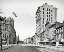 Lower Genesee Street In Utica New York 1905 Oneidacountyny New York Pictures Utica Utica New York