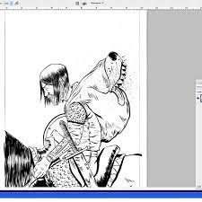 Conversely, you can fill the mask with black, then paint an area with white to reveal it for adjustment. How To Color Inked Line Art In Photoshop
