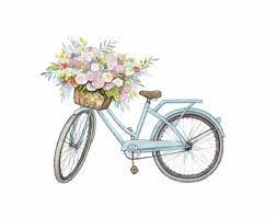 See more ideas about flowers, bicycle, bike with basket. Flowers In Bicycle Print Of My Original Watercolor Painting This Piece Features Bright Colorful Florals Blooming Ou Bicycle Painting Vintage Bicycles Bicycle
