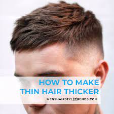 A slightly deeper root color will create the illusion of depth and can camouflage thinner hair. Thinning Hair Men S Hair Loss A Complete Guide