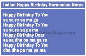 Check spelling or type a new query. Indian Happy Birthday Harmonica Notations Notes Key Tabs