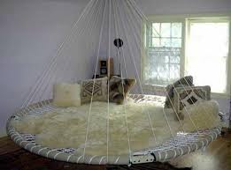 There's also a video that will take you through the whole building process. Swing Bed Made From Recycled Trampoline The Owner Builder Network