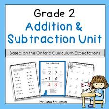 This Addition And Subtraction Unit For Grade 2 Contains Posters Lesson Ideas With Several Different S Addition And Subtraction Ontario Curriculum Subtraction
