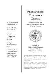 Pdf Ole Litigation Series Prosecuting Computer Crimes