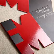 The changing shape of business card design. Business Cards Custom Shape Make Unique Business Cards