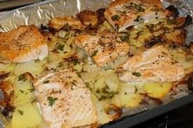 Receta De Filete De Merluza Con Patatas Al Horno