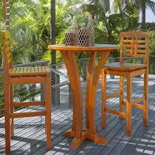 Bar stools are 16 by 14 and 27 tall. Outdoor Bar Height Table Ideas On Foter