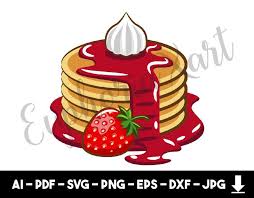 Pancake Svg Pancake Clipart Pancake Graphic Pancake Etsy In 2020 Pancake Art Clip Art Pancakes Clipart