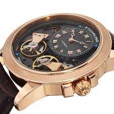 stuhrling original 368b 3345k54 symphony aristocrat gemini ii automatic skeleton watch for men montre