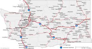 The data is from the us census. Map Of Washington Cities Washington Road Map
