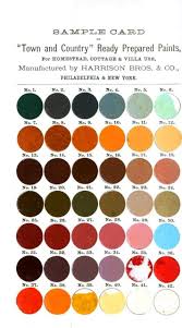 Multi Town And Country Paint Colors 1872 Country Paint Colors Vintage Paint Colors Vintage Colors