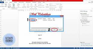 Cara print sijil secara automatik. Cara Print Sijil Dengan Mudah Dan Pantas Guna Teknik Mail Merge
