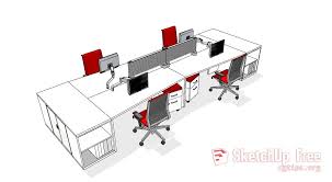 305 Office Furniture Sketchup Model Free Download In 2020 Sketchup Model Office Furniture Furniture