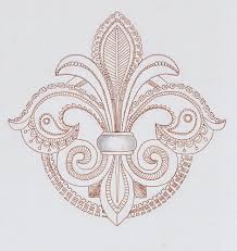 Efie Goes Zentangle Ben Kwok Fleur De Lile Zentangle Kleuren