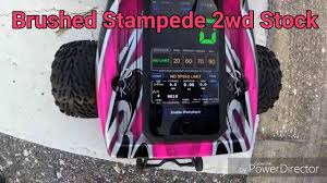 Traxxas Stampede 2wd Brushed Speed Test
