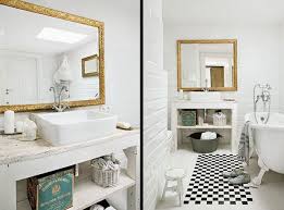 Un Appartement Blanc Bois Turquoise Recup Et Creations A Varsovie Idee Salle De Bain Relooking Salle De Bain Salle De Bains Gris Clair