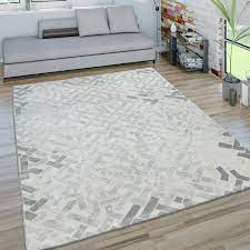 Egal ob sie einen designerteppich für ihr ganz individuelles zuhause suchen oder aber einen. Kurzflor Wohnzimmer Teppich 3d Optik Labyrinth Design Modern In Grau Weiss Kaufen Bei Diva Teppich Center