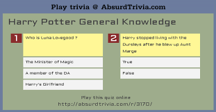 1,136 7 a collection of cool harry potter or harry potter style projects i'd love to tackle. Trivia Quiz Harry Potter General Knowledge