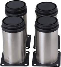 Stainless steel legs for kitchen cabinets. Bqlzr Stainless Steel Kitchen Adjustable Feet Round 2 Dia Furniture Leg Pack Of 4 Amazon Com