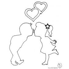 Disegno Di Bacio E Cuoricini Da Colorare Disegni Disegni Da Colorare Facce Dei Fumetti