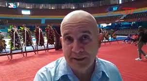 Declaraciones de José Manuel Valido, director de comunicación institucional  de Correos de #Cuba, durante el homenaje a Ronaldo Veitía realizado en el  Coliseo de la Ciudad Deportiva en la capital ...