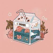 Simple sun and moon drawing at paintingvalley com explore. Pink Aesthetic Kawaii Art Cute Food Drawings Cute Kawaii Drawings