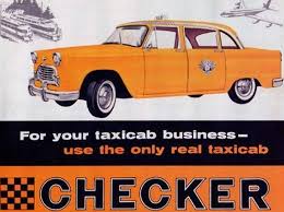 Image result for Federal Yellow 1956 Checker Taxi